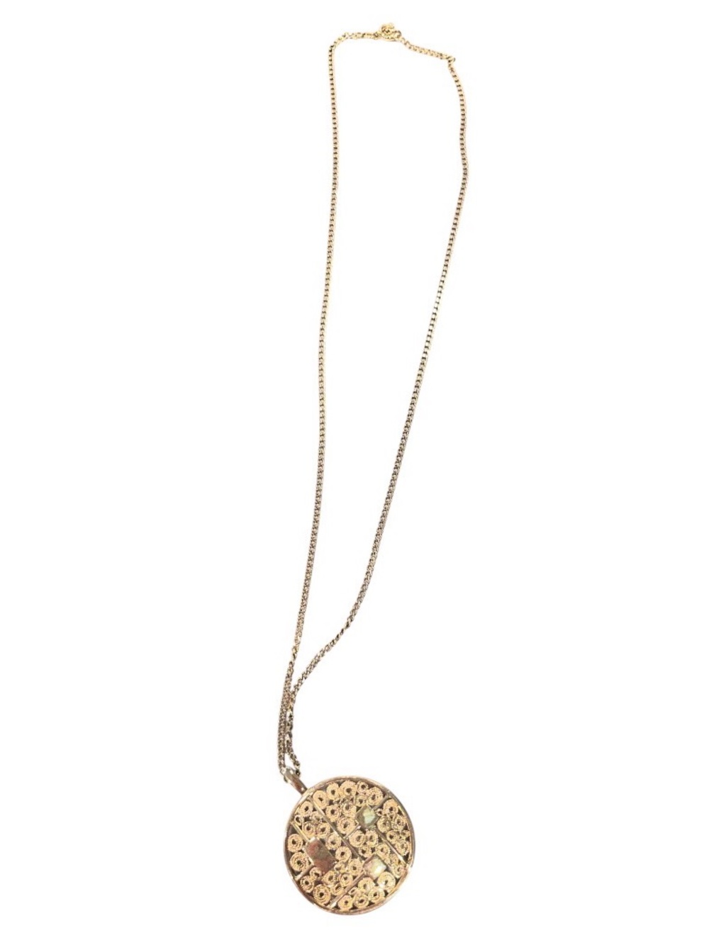 Vintage Sarah Coventry gold toned Pendant Necklace - Women Jewelry